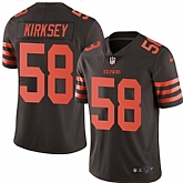 Nike Men & Women & Youth Browns 58 Christian Kirksey Brown Color Rush Limited Jersey,baseball caps,new era cap wholesale,wholesale hats